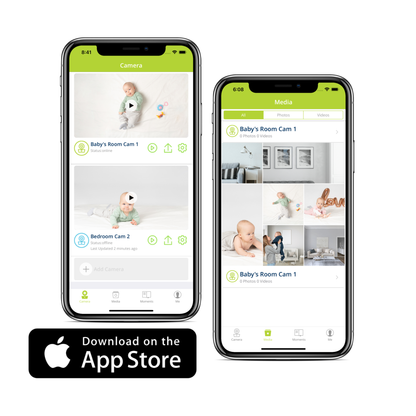 Bebcare iQ Smart WiFi Baby Monitor with Ultra Low Radiation HD Video