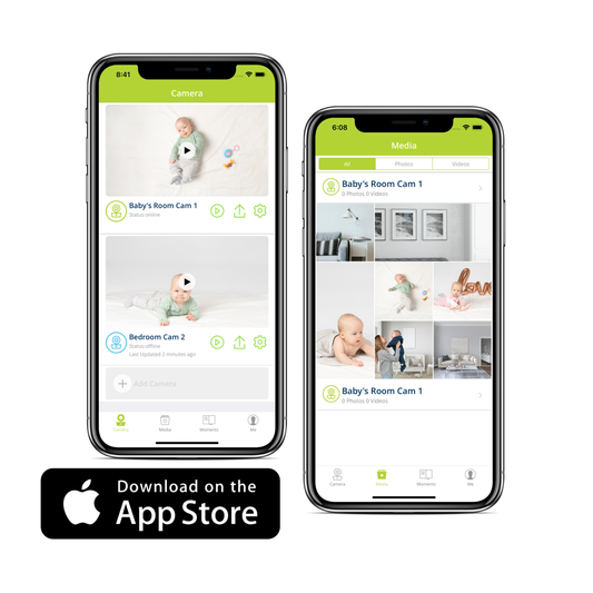 Bebcare iQ Smart WiFi Baby Monitor with Ultra Low Radiation HD Video