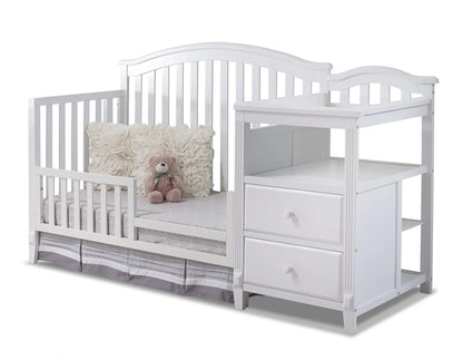 Sorelle Berkley 4-in-1 Convertible Crib & Changer with Storage Drawers