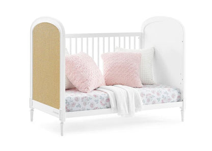 Madeline 4-in-1 Convertible Crib with Guardrail Classic Nursery Design