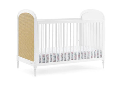 Madeline 4-in-1 Convertible Crib with Guardrail Classic Nursery Design