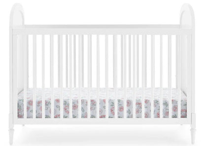 Madeline 4-in-1 Convertible Crib with Guardrail Classic Nursery Design