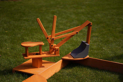 Outdoor Excavator Digger Toy for Kids | Backyard Construction Ride-On (Sandbox Not Included)