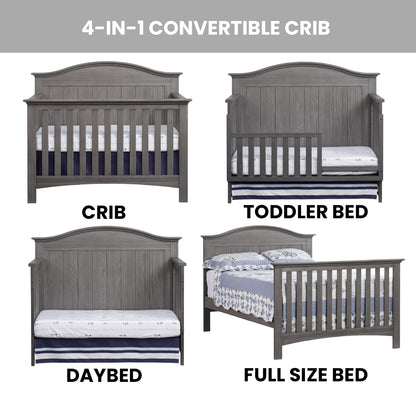 Soho Baby Chandler 4-in-1 Convertible Crib with GREENGUARD Gold Certification