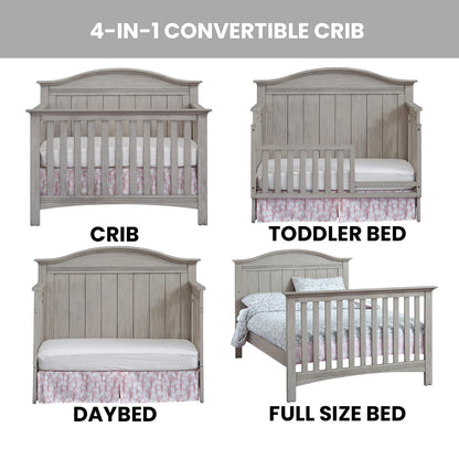 Soho Baby Chandler 4-in-1 Convertible Crib with GREENGUARD Gold Certification