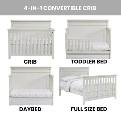 Soho Baby Ellison 4-in-1 Convertible Crib with GREENGUARD Gold Certification