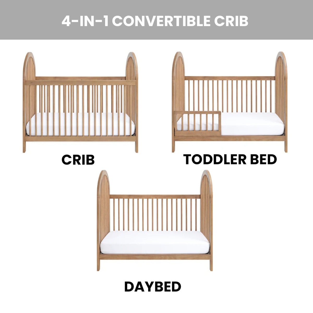 Soho Baby Everlee Island Crib with GREENGUARD Gold Certification
