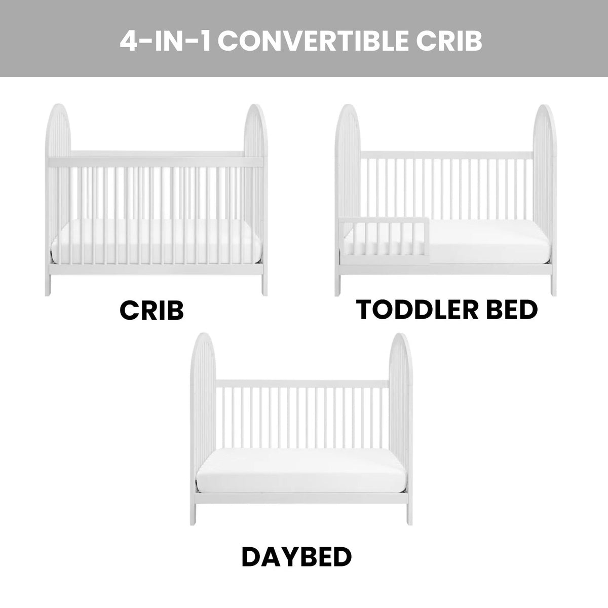 Soho Baby Everlee Island Crib with GREENGUARD Gold Certification
