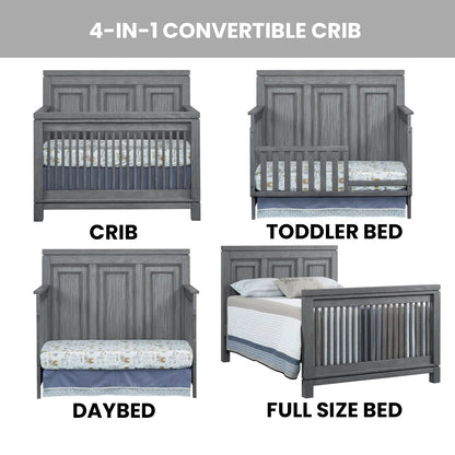 Soho Baby Manchester Classic 4-in-1 Convertible Crib