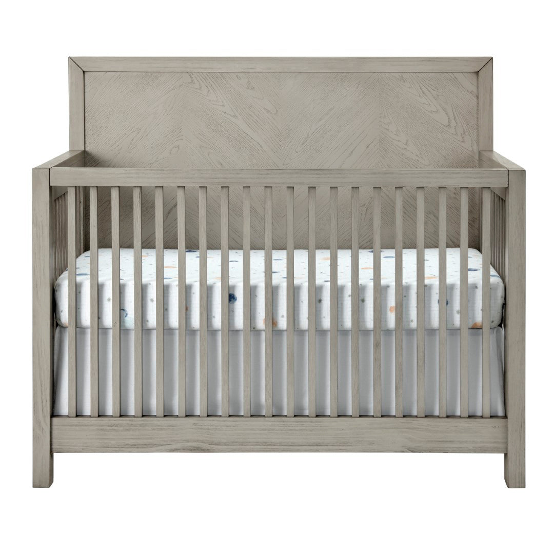 Oxford Baby Phoenix 4 in 1 Convertible Crib Chevron Full Panel Headboard