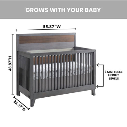 Soho Baby Cascade 4-in-1 Convertible Crib