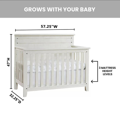 Soho Baby Ellison 4-in-1 Convertible Crib with GREENGUARD Gold Certification