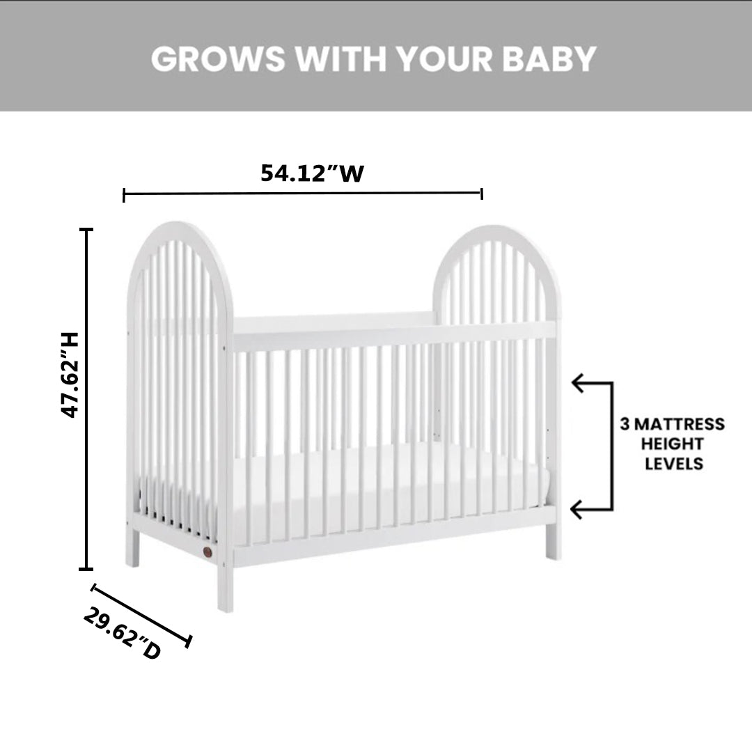 Soho Baby Everlee Island Crib with GREENGUARD Gold Certification