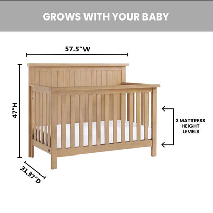 Soho Baby Everlee 4-in-1 Convertible Crib with GREENGUARD Gold Certification