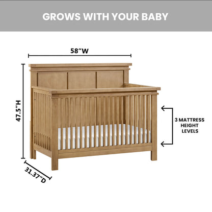 Soho Baby Mystic 4-in-1 Convertible Crib with GREENGUARD Gold Certification