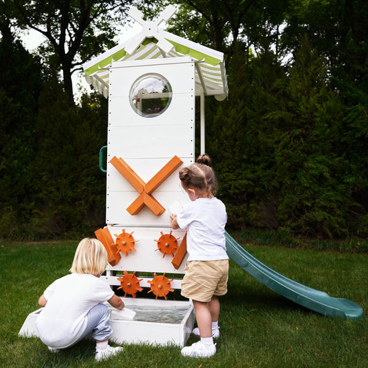 Aloe Outdoor Mini Playset for Toddlers – Water Slide & Backyard Fun
