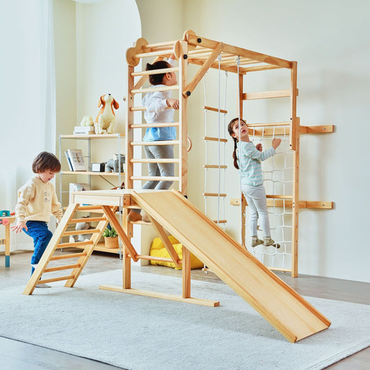 Grove | Foldable Jungle Gym - Wall Mounted - Natural
