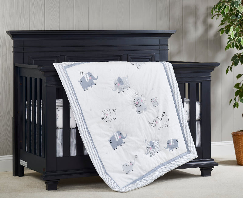 Soho Baby Ele-A-Fun 3-Piece Baby Crib Nursery Bedding Set