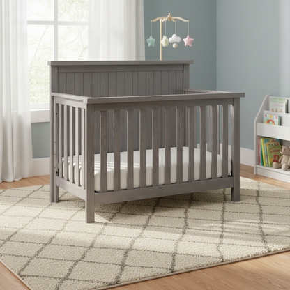 Soho Baby Everlee 4-in-1 Convertible Crib with GREENGUARD Gold Certification