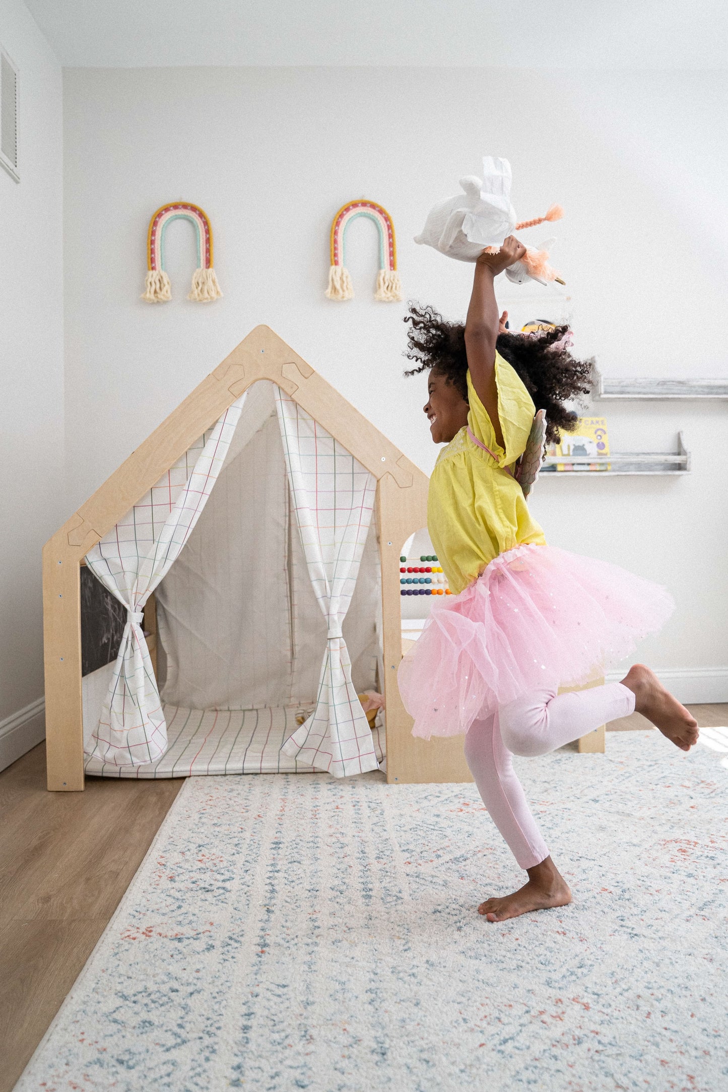 Flair | Playhouse & Sensory Desk - Black & White