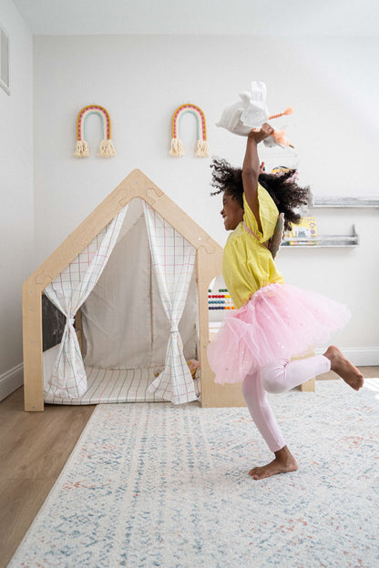 Flair | Playhouse & Sensory Desk - Black & White