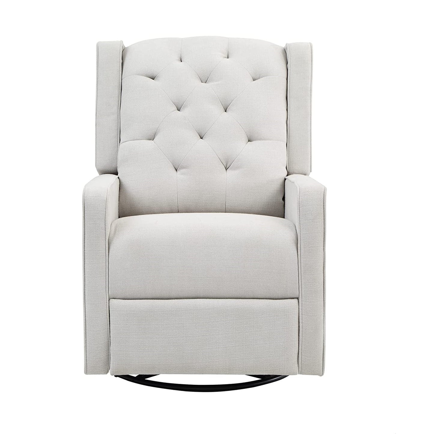 Ava Nursery Swivel Glider Recliner with Manual Reclining Comfort