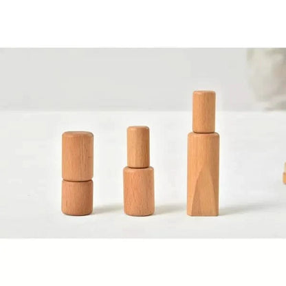 Avenlur 7-in-1 Wooden Kids Makeup Kit – Pretend Play Beauty Set for Toddlers & Girls