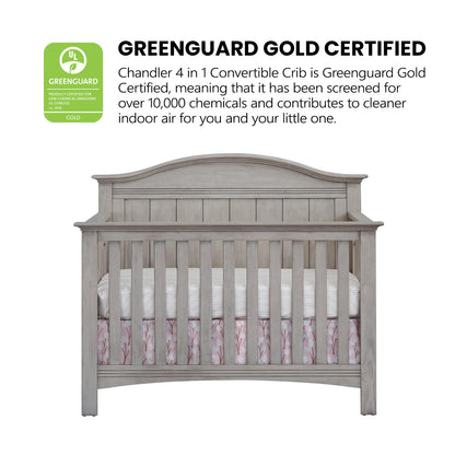 Soho Baby Chandler 4-in-1 Convertible Crib with GREENGUARD Gold Certification