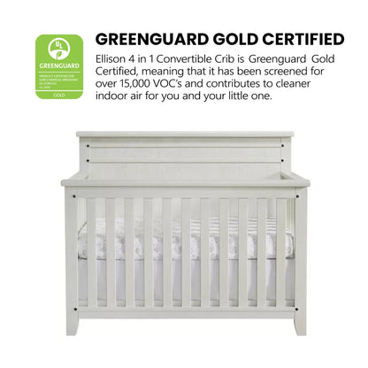 Soho Baby Ellison 4-in-1 Convertible Crib with GREENGUARD Gold Certification