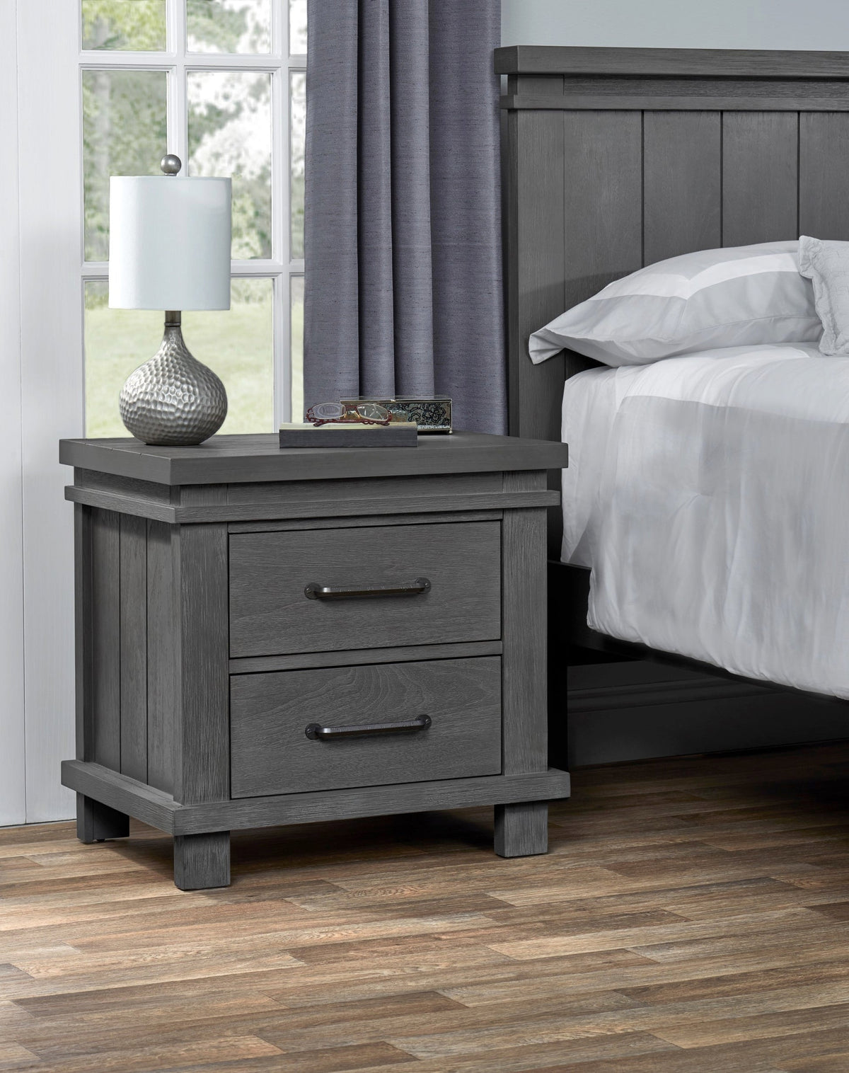 Soho Baby Hampton 2-Drawer Nursery Nightstand
