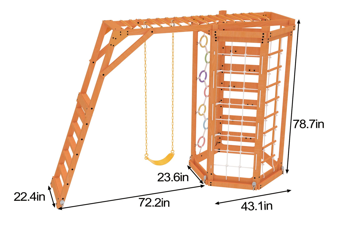 Hawthorn | Octagon Outdoor Jungle Gym