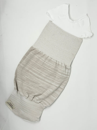 Bamboo Blend Beige Arms Out™ Short Sleeve Sleep Sack