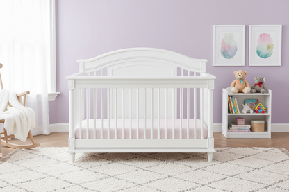 Juliette 6-in-1 Convertible Crib with Guardrail and Full Bed Rails Included