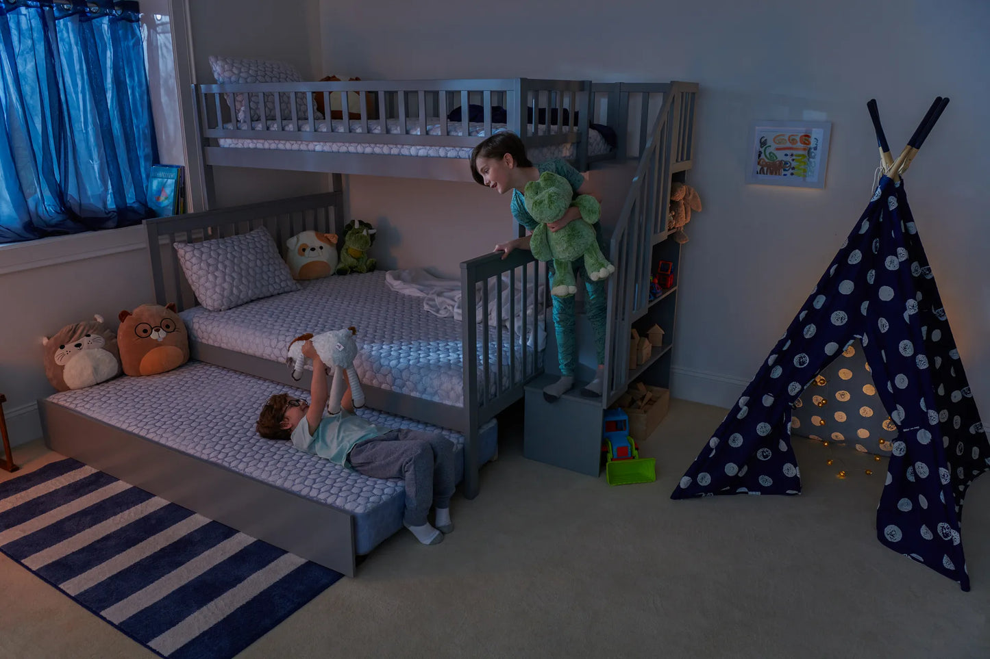 Dream Easy Organic Waterproof Kids Mattress for Toddlers and Growing Kids