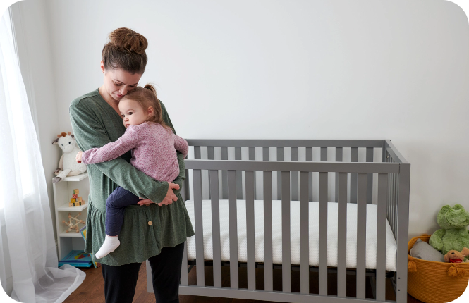 Dream Easy Organic Waterproof Kids Mattress for Toddlers and Growing Kids