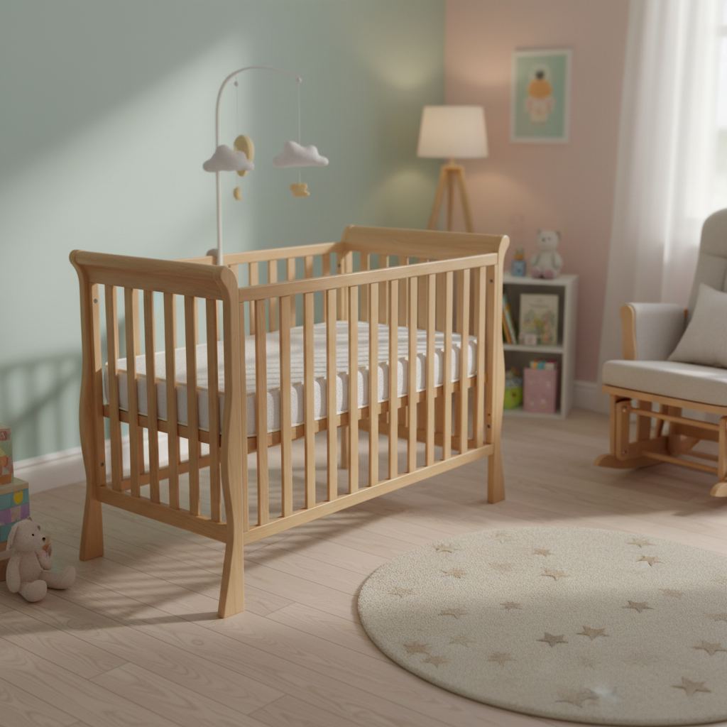 96 Coil Premium Crib Mattress with Waterproof Infant Cover