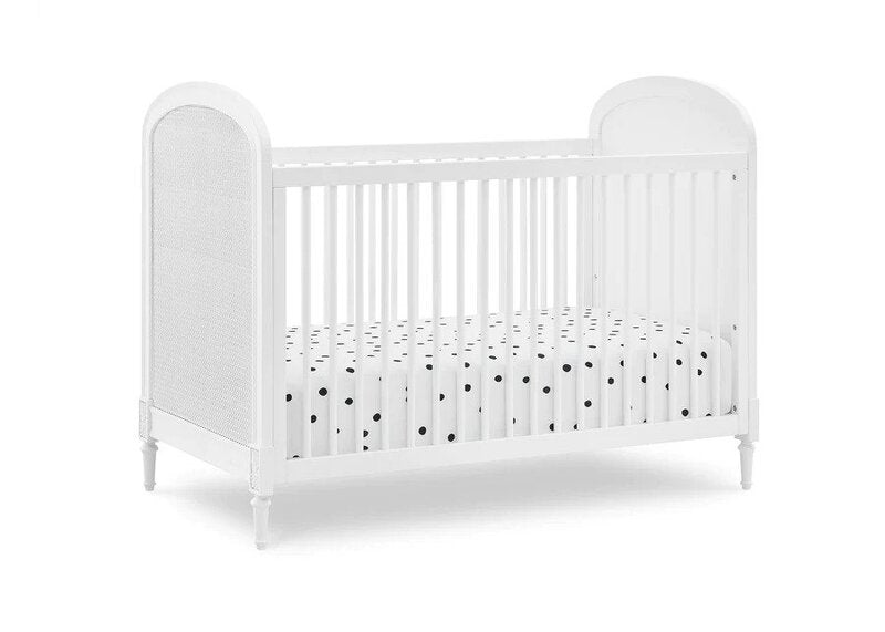 Madeline 4-in-1 Convertible Crib with Guardrail Classic Nursery Design