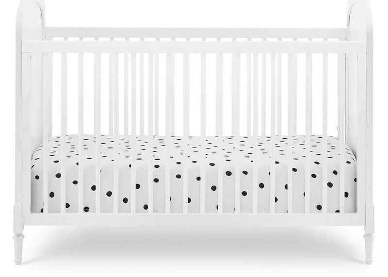 Madeline 4-in-1 Convertible Crib with Guardrail Classic Nursery Design