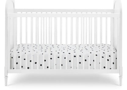 Madeline 4-in-1 Convertible Crib with Guardrail Classic Nursery Design