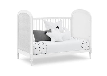 Madeline 4-in-1 Convertible Crib with Guardrail Classic Nursery Design