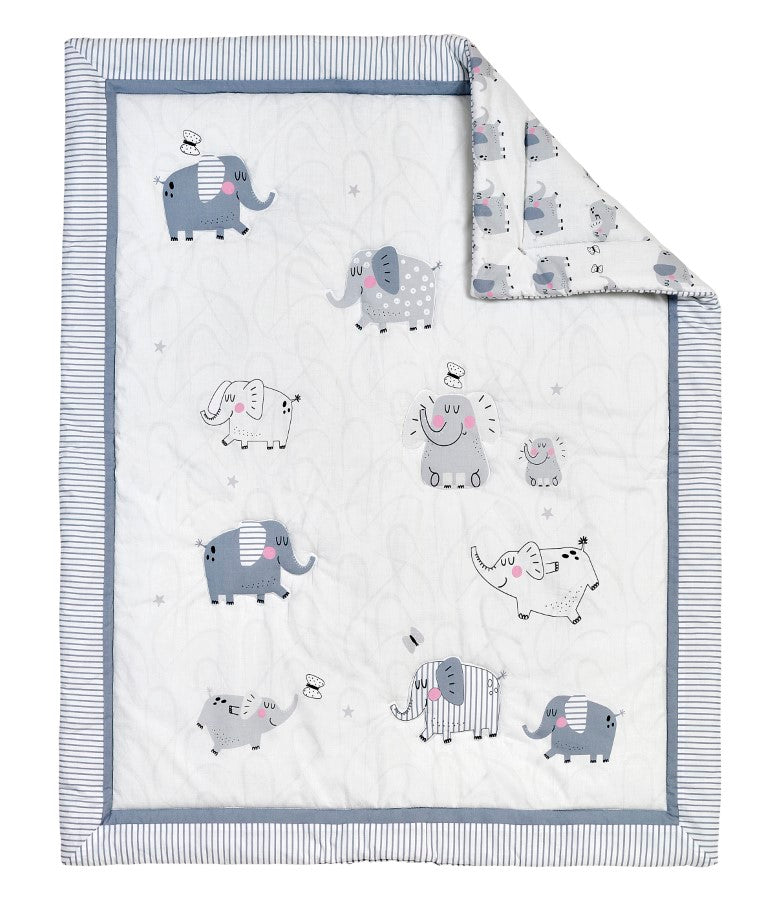 Soho Baby Ele-A-Fun 3-Piece Baby Crib Nursery Bedding Set