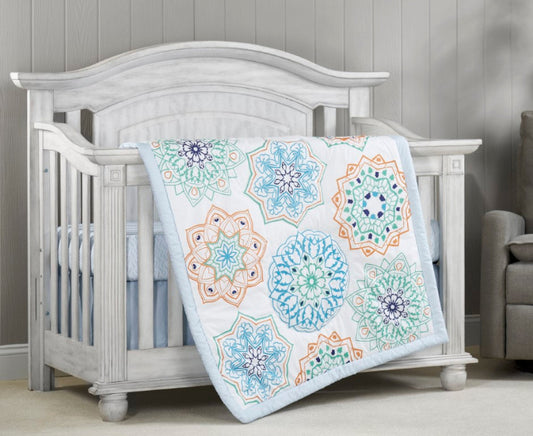 Soho Baby Whale of a Time 3-Piece Baby Crib Nursery Bedding Set