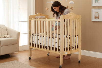 Orbelle Noa Tina Mini Portable Baby Crib Folding with Adjustable Height