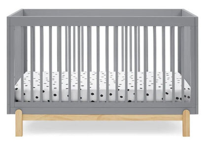 Poppy 4-in-1 Convertible Crib Solid Wood Baby Bed with Modern Design