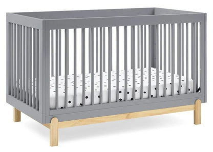 Poppy 4-in-1 Convertible Crib Solid Wood Baby Bed with Modern Design
