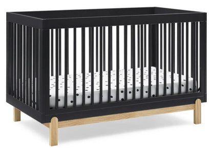 Poppy 4-in-1 Convertible Crib Solid Wood Baby Bed with Modern Design