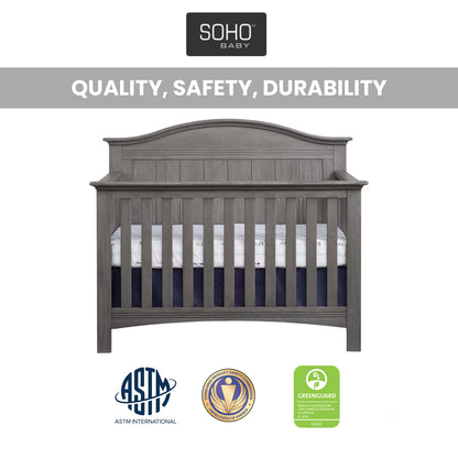 Soho Baby Chandler 4-in-1 Convertible Crib with GREENGUARD Gold Certification