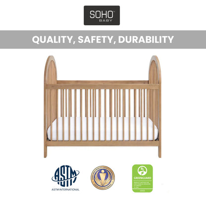 Soho Baby Everlee Island Crib with GREENGUARD Gold Certification