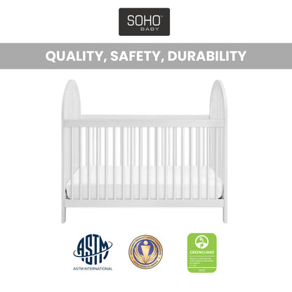 Soho Baby Everlee Island Crib with GREENGUARD Gold Certification