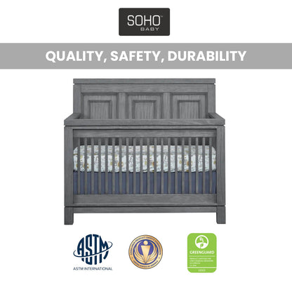 Soho Baby Manchester Classic 4-in-1 Convertible Crib